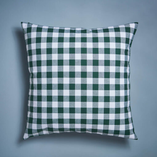 Rutete pute - grønn 2,2 cm